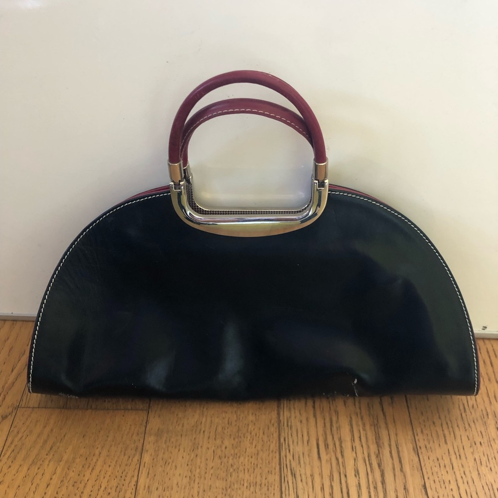 Italian leather handbag